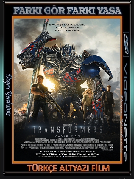 Transformers: Kayıp Çağ  2014 Türkçe Altyazı