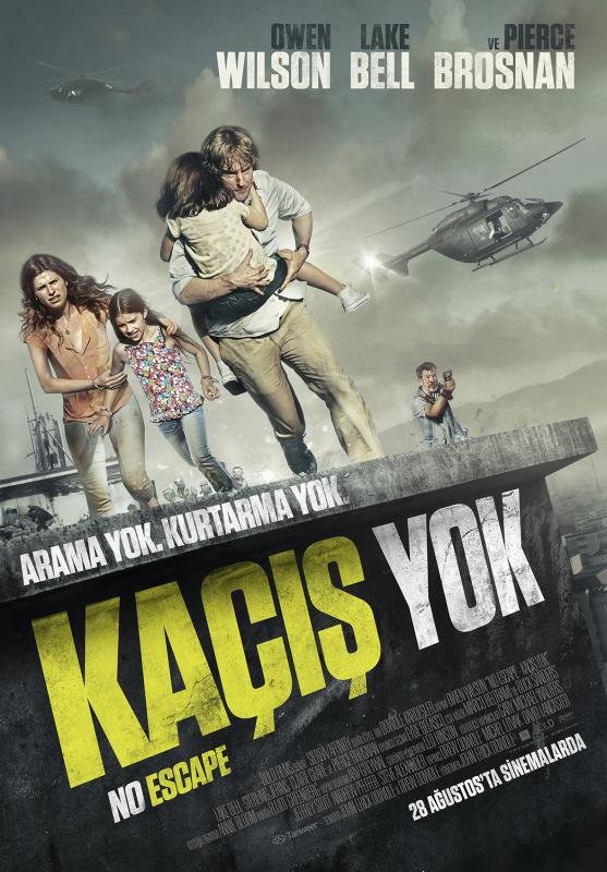 Kaçış Yok 2015 – No Escape Türkçe Altyazı