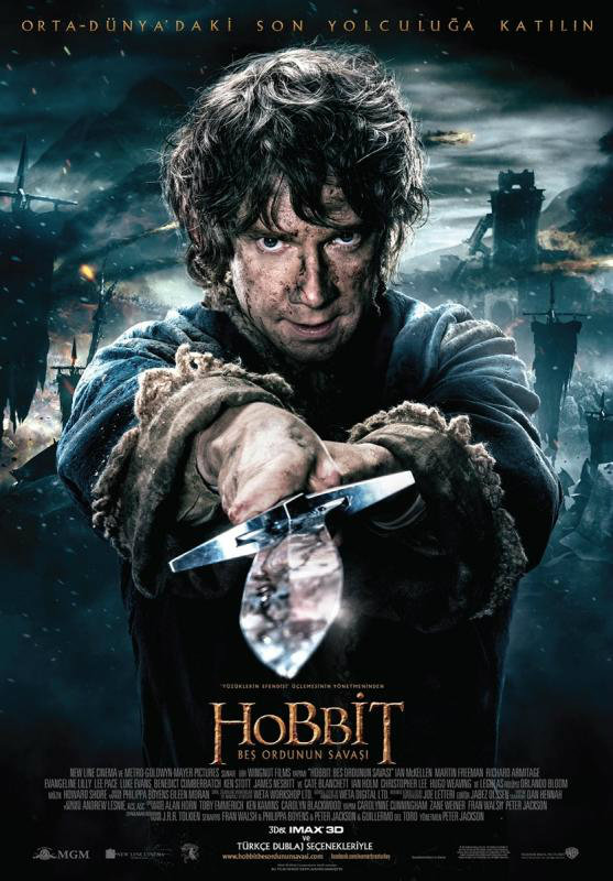Hobbit Beş Ordunun Savaşı 2014 Türkçe Dublaj uzun versiyon