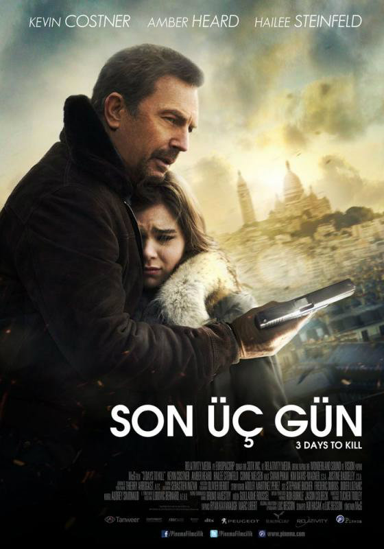 Son Üç Gün (2014) 3 Days to Kill türkce dublaj  full izle