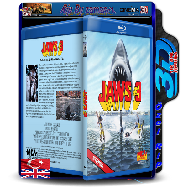 Jaws 3 3D 1983 Bluray 1080p TR to Dual İzle-İndir