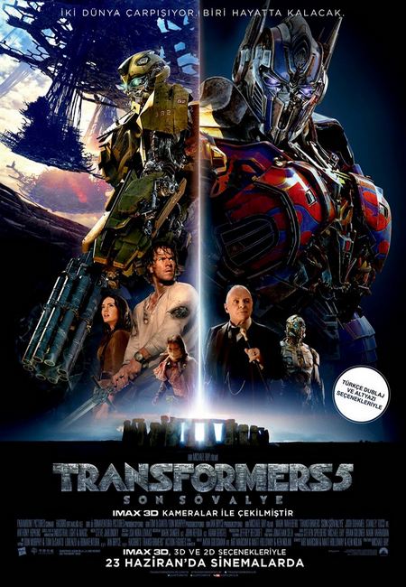 Transformers 5: Son Şövalye  2017 hdcam Türkçe