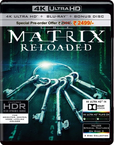 Matrix Reloaded 2003 [4K] 2160p TR Dil Seçenekli İndir