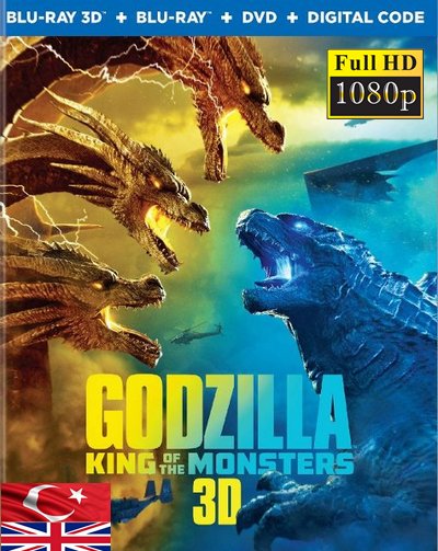 Godzilla : Canavarlar Kralı 3D 2019 1080p TR İzle-İndir